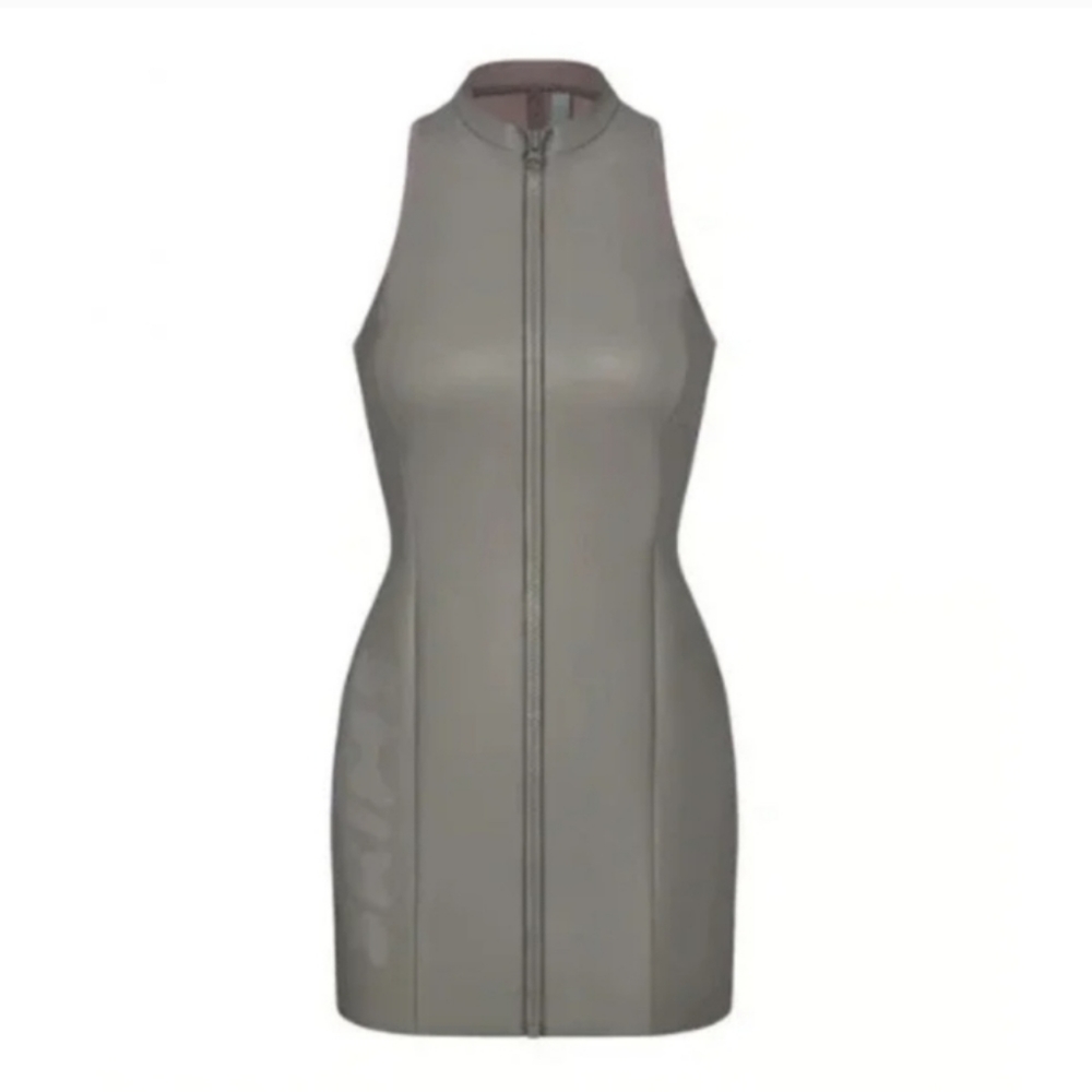 Skims scuba swim mock neck dress xxs nwt